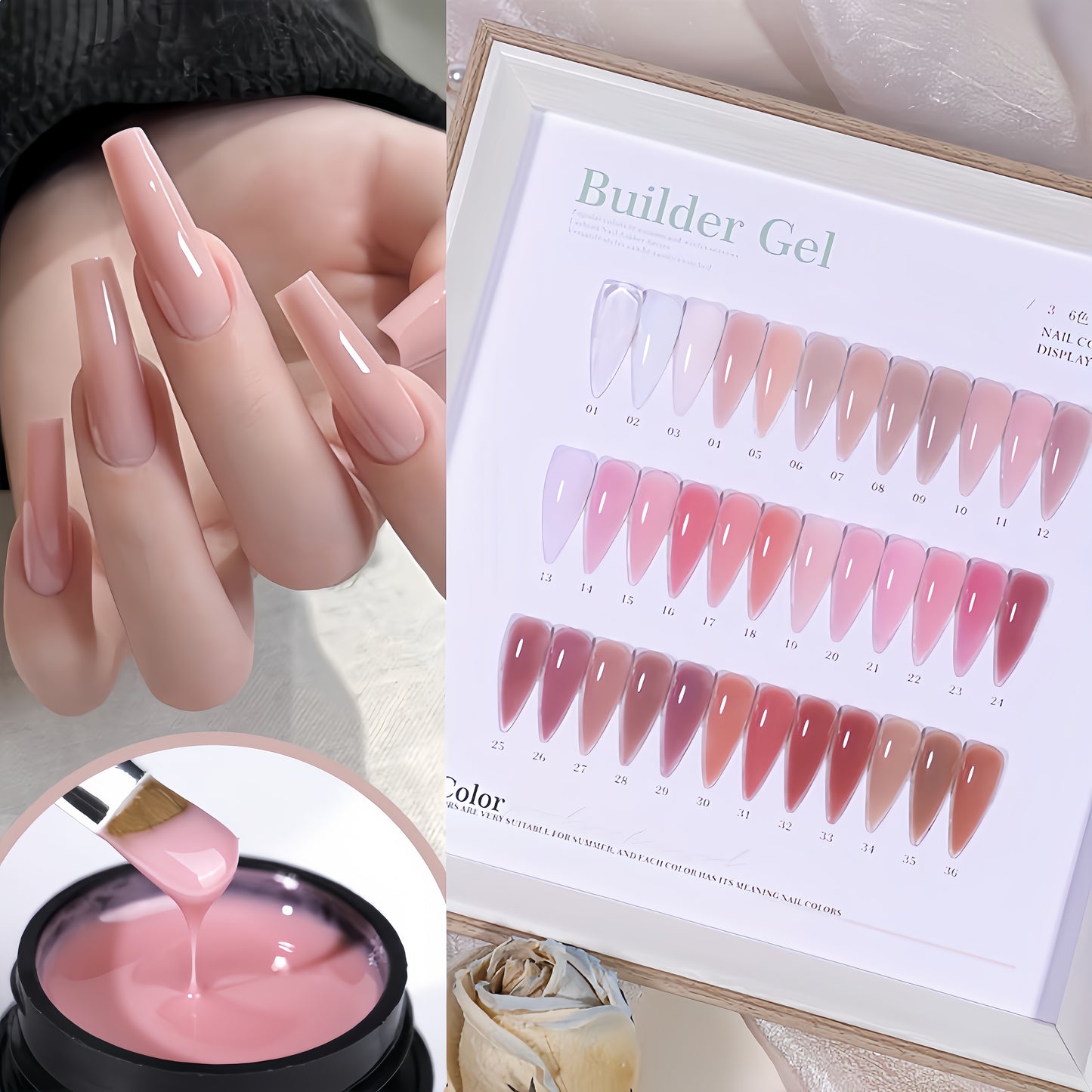 Builder gel Resin Uv Gel 108 Colors Nail Extension Gel De Construction Nail Poly Hard Gel Nail