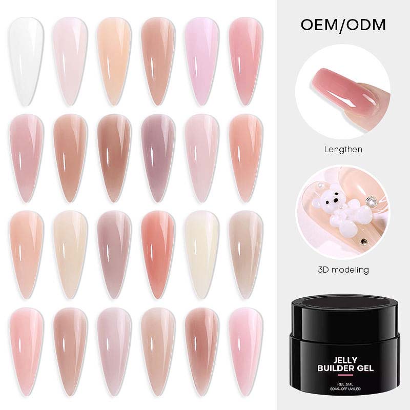 3D Modeling Non-flow Hard Gel Extension Gel Polish Cream No Heat Soak Off Resin Jelly Uv Gel Builder for Nail Beauty Spa Salon