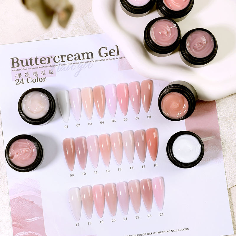 3D Modeling Non-flow Hard Gel Extension Gel Polish Cream No Heat Soak Off Resin Jelly Uv Gel Builder for Nail Beauty Spa Salon