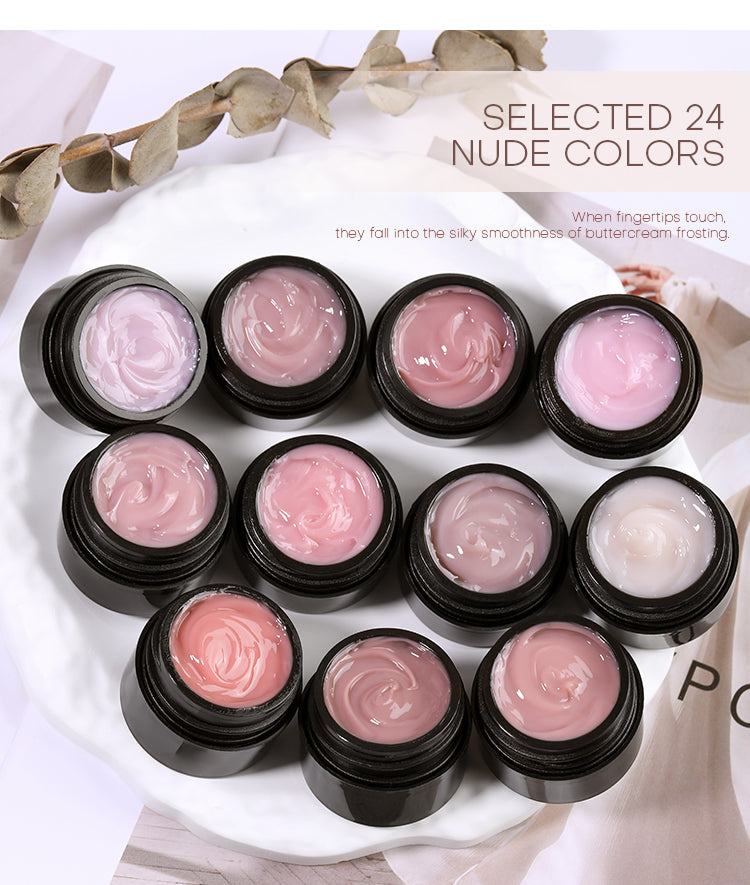 3D Modeling Non-flow Hard Gel Extension Gel Polish Cream No Heat Soak Off Resin Jelly Uv Gel Builder for Nail Beauty Spa Salon